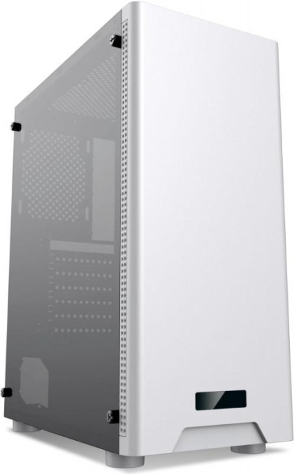 Корпус ATX Formula CL-3301W TG, Midi-Tower, без БП,  белый