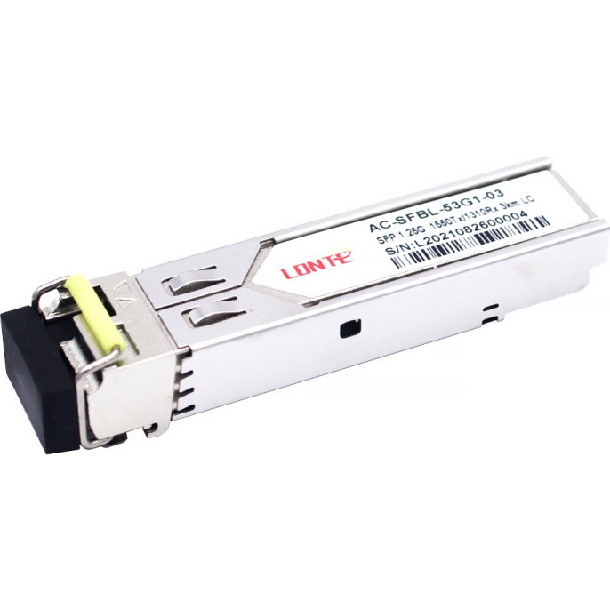 Трансивер/ SFP WDM module, 1.25G, 1550Tx/1310Rx, 3KM, DDM, LC (AC-SFBL-53G1-03)