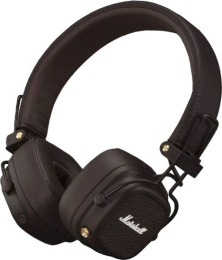 Наушники Marshall Major V Коричневый (1006834) (беспроводные, с микрофоном, накладные, портативные, съёмный аудиокабель, Bluetooth 5.3, частотный диапазон: 20-20000 Гц, быстрая зарядка, время работы: 100 ч)