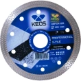 Диск алмазный по керамограниту Turbo Professional (125х22.23 мм) сплошной 1.2мм KEOS DBP04.125