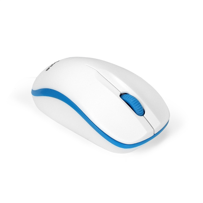 Беспроводная мышь ExeGate Professional Standard SR-9055W радиоканал 2,4 ГГц, USB, оптическая, 1200dpi, 3D, 3 кнопки и колесо прокрутки, белая, Color Box EX295308RUS