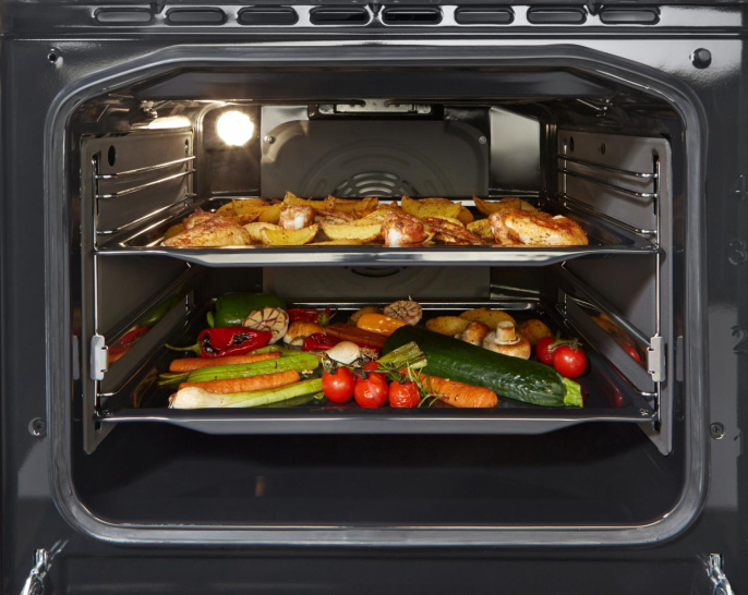 Электрическая плита Gorenje GEC6A11WG, стеклокерамика, без крышки, белый