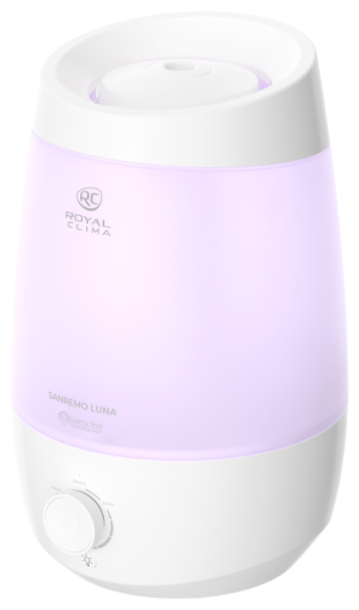 Увлажнитель воздуха ультразвуковой Royal Clima RUH-SL260/2.5M-WT, 2.5л, белый