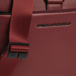 Деловая сумка мужская Piquadro Russel CA4021W137/CU с отделением для ноутбука 15.6" красное дерево натур.кожа