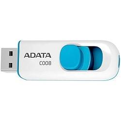 Флешка USB A-Data Classic C008 32ГБ, USB2.0, белый и синий [ac008-32g-rwe]