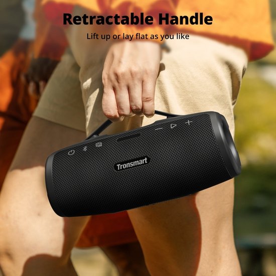 Портативная колонка Tronsmart Mirtune S100 Синий (беспроводная, Bluetooth 5.3, IPX7, водонепроницаемая, частотный диапазон: 50-20000 Гц, время зарядки: 4.5 часов)