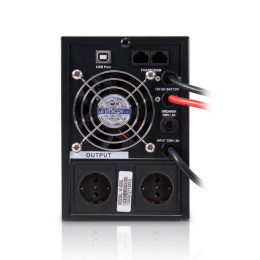 Источник бесперебойного питания SVC 600ВА/360Вт, AVR, Внешние АКБ не входят в комплект Вых.разъёмы: 2 розетки Schuko, LCD-дисплей, Напольный, Чистая синусоида. W-600L