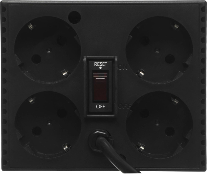 Стабилизатор напряжения Powercom TCA-1200 600Вт 1200ВА черный TCA-1200 BLACK