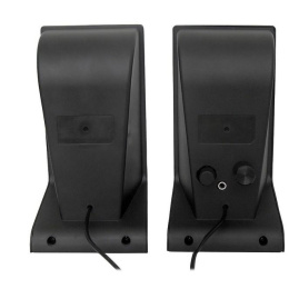 Акустическая система CROWN CMS-601 USB, 6W; управление громкостью, разъём для наушников, кнопка включения, Длина кабеля между колонками 1м;Длина аудио-кабеля и питания 2м.