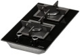 Газовая варочная панель Krona Calore 30,  2 конфорки,  закаленное стекло,  черный