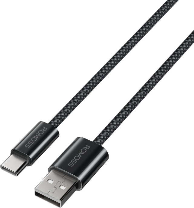 Кабель Romoss CB3038 ver2.0 USB m -USB Type-C m 1.2м черный