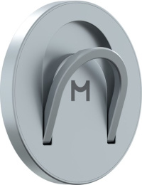 Беспроводное зарядное устройство Magssory Coin Серебристый (WCH015) (15Вт, Quick Charger, Power delivery, с магниным кабелем, совместимо с Magsafe)