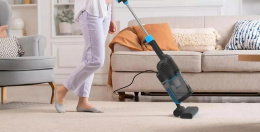 Пылесос-электровеник Candy CVC600B-C черный/голубой (FZ0400M00RU)