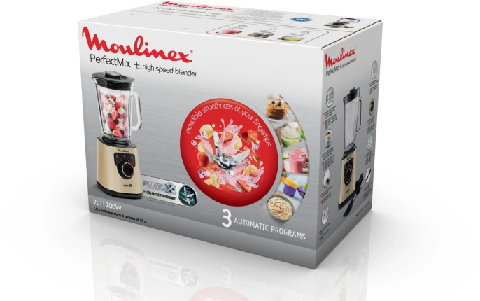 Блендер стационарный Moulinex Perfect Mix+ LM871A10 1200Вт песочный/черный 7211004958