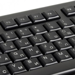 Клавиатура A4TECH KR-83, проводная, USB, мембранная, черный [kr-83 black]