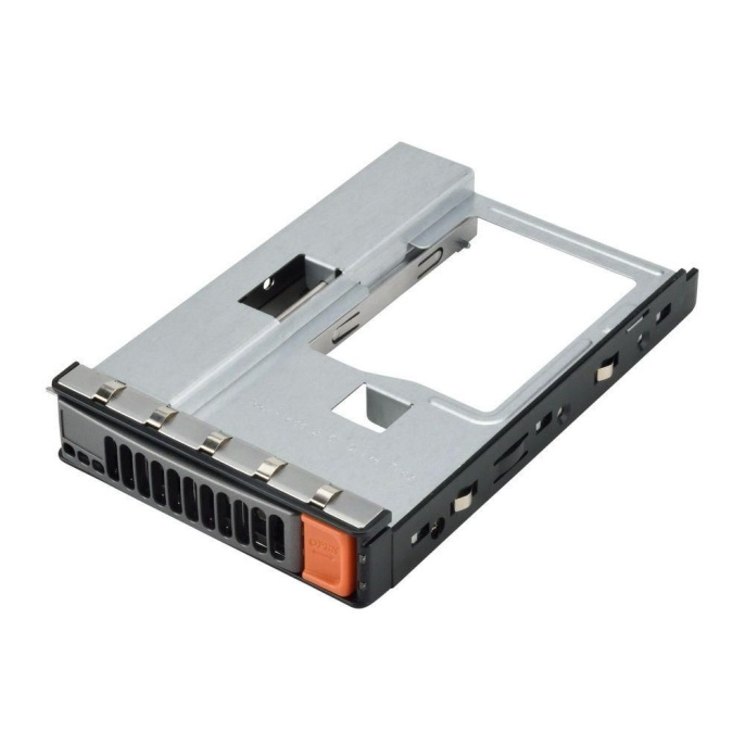 Комплектующие корпусов SuperMicro MCP-220-00140-0B 2.5" HDD Tray in 8th Generation 3.5" Hot Swap tray, Orange tab