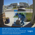 Видеозвонок TP-LINK Tapo D210,  белый