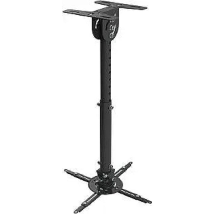 Wize WPB-B черный {Потолочные, Макс. крепежное расстояние 260х260, макс. вес нагрузки 12 кг, Наклон,поворот °+/-15, расстояние от стены/ потолка 43-64 см}