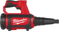 Воздуходувка Milwaukee M12 BBL-0 4933472214 аккумуляторный двигатель, 12 В, расход воздуха в раструбе: 4.9 куб.м/мин, скорость воздуха: 49.17 м/с