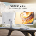 Моноблок Chuwi Unitech 24 23.8" Full HD i3 1220P 1.5 16Gb SSD512Gb UHDG Windows 11 Pro GbitEth WiFi BT 90W клавиатура мышь Cam белый/серебристый 1920x1080 (23728532)