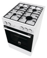 Плита Газовая Gorenje GG5A12WH белый без крышки реш.сталь