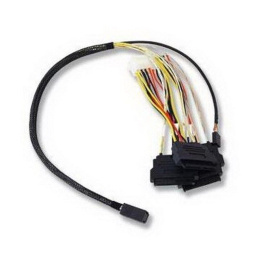 Кабель ACD-SFF8643-SAS8482SB-10M, INT, SFF8643-to-4*SFF8482 HDmSAS -to- 4*SAS internal cable 100cm аналог LSI00412, 2280100-R 6705049