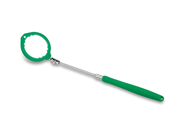 Зеркало телескопическое с подсветкой круглое d55мм 262-950мм TOPTUL JJAM0495