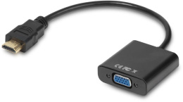 Greenconnect Мультимедиа professional конвертер-переходник HDMI VGA +audio + micro USB для доп.питания, GCR-HD2VGA3