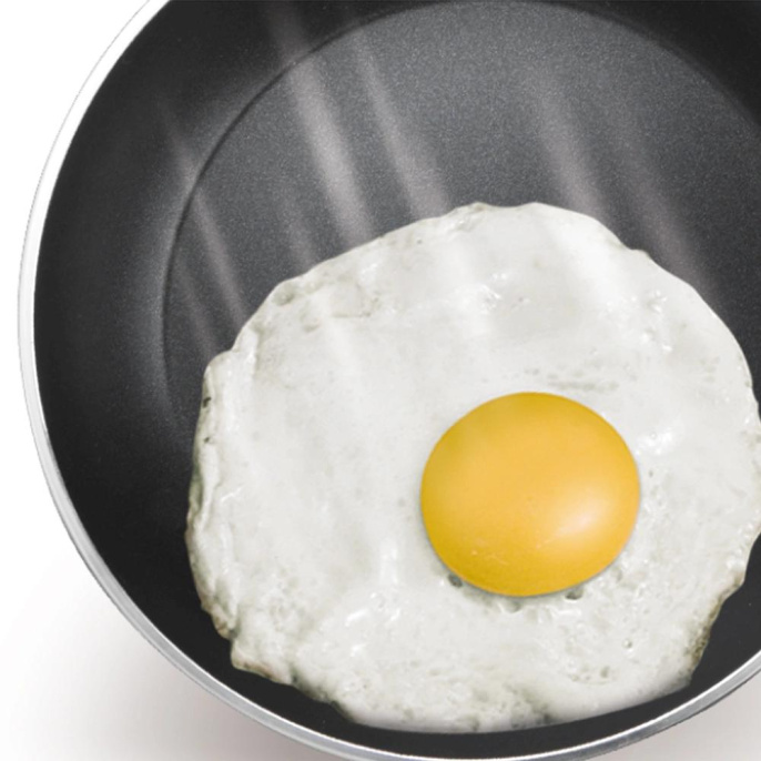 Сковорода Rondell Strike RDA-1353 круглая 20см покрытие: Xylan Plus ручка несъемная без крышки серый