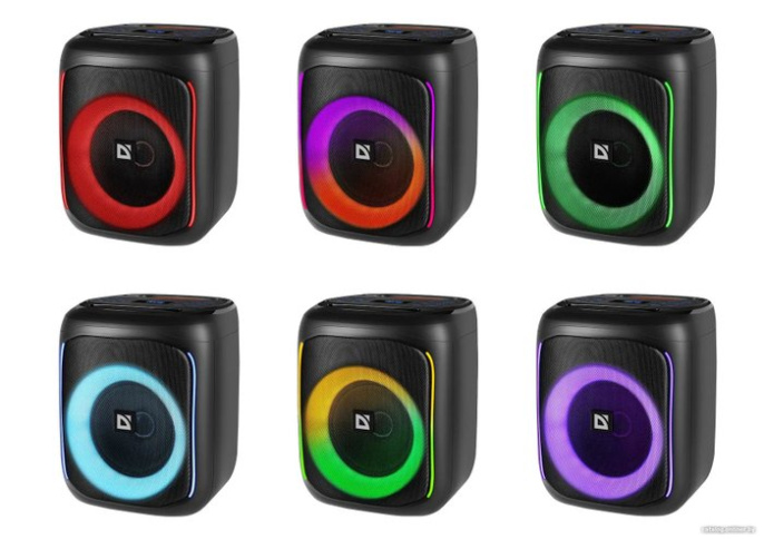 Портативная колонка DEFENDER Boomer 50 50Вт, BT/LED/MIC/TWS/Light/FM ,65450
