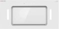 Вытяжка встраиваемая Meferi Inbox glass comfort 60wh белый управление: сенсорное 1 мотор (INBOX60WH GLASS COMFORT)