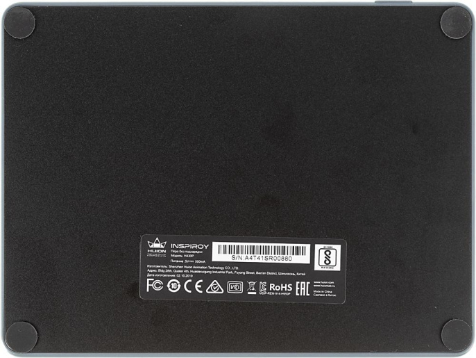 Графический планшет HUION H430P черный