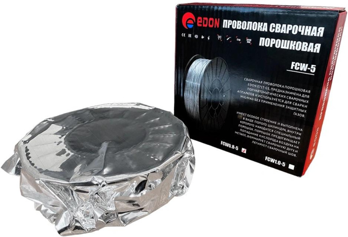 Проволока свар. Edon FCW0.8-5 D0.8мм 5000гр 14763