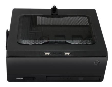 Корпус Desktop Powerman EQ-101-6117414 Mini-ITX 200W 24+4пин [6117414]