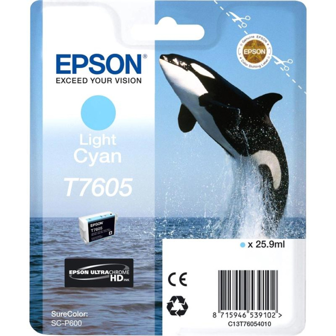 C13T76054010 - Картридж светло-голубой Epson SureColor SC-P600