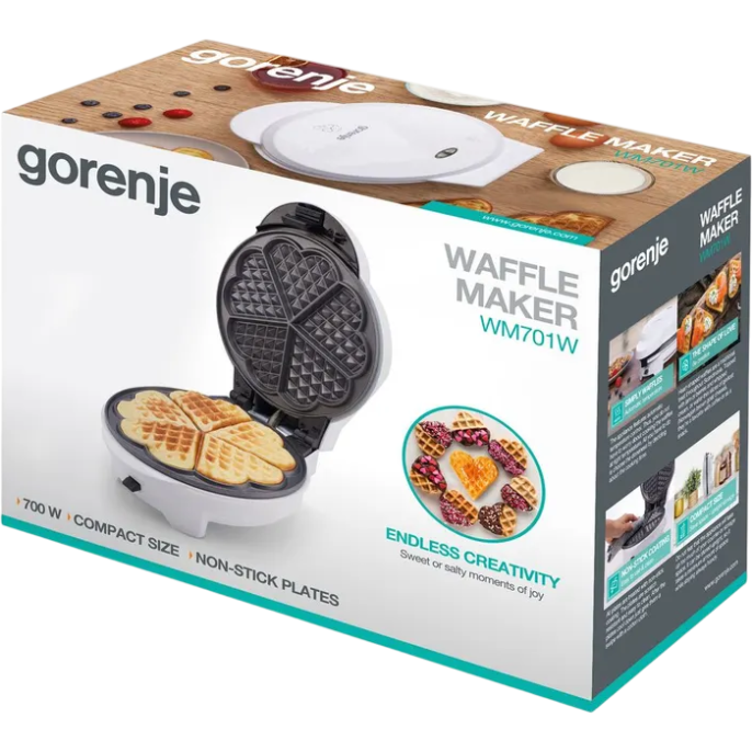 Вафельница GORENJE BBQ WM701W 743942