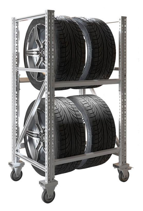 Стеллаж ПРАКТИК MS Pro металл, 1350x781x606мм серебристый [s31399231258]