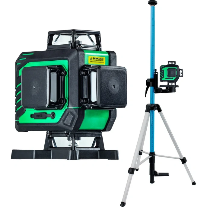 Комплект лазерный уровень INSTRUMAX GL 4-360 BAZA SET + штатив-штанга элевац. lp-300 в комплекте IM0159
