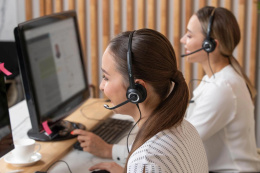 Наушники с микрофоном VT VT6200-D черный/серебристый 2.1м накладные USB оголовье VT6200-D