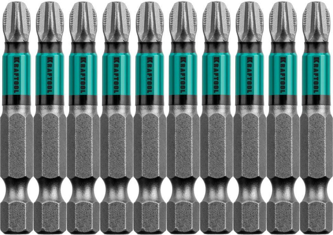 Набор бит Kraftool 26122-3-50-10 10пред. для шуруповертов