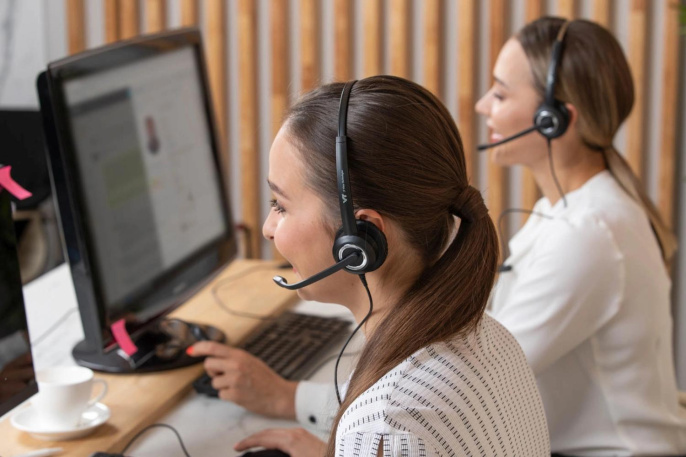 Наушники с микрофоном VT VT6200-D черный/серебристый 2.1м накладные USB оголовье VT6200-D