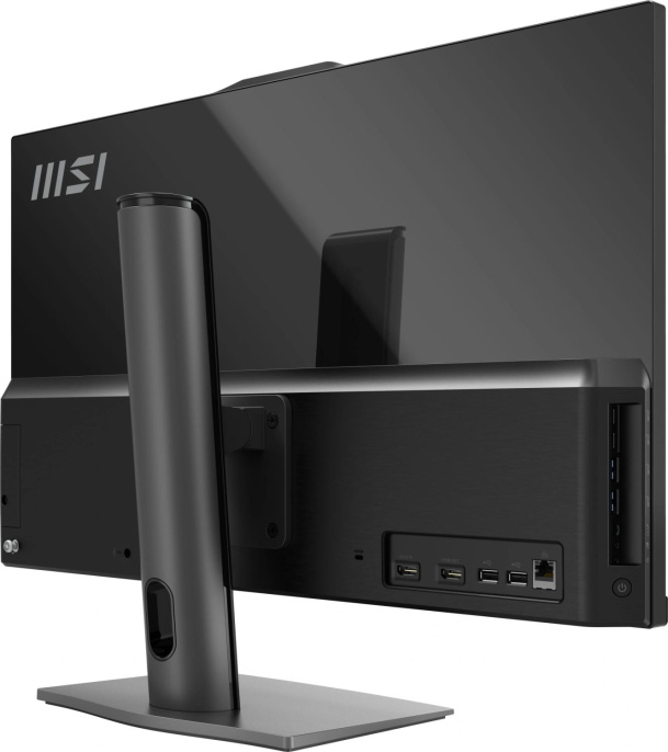 Моноблок MSI Modern AM272P 1MA-1463XRU 27" Full HD Core 3 100U 1.2 8Gb SSD256Gb Graphics без ОС GbitEth WiFi BT 120W клавиатура мышь Cam черный 1920x1080 9S6-AF8241-1463