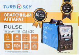Сварочный аппарат Turbosky TIGPro 250 Pulse MIG-MAG/ММА/TIG 6.0кВт