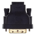 Адаптер Buro DVI-D (m) -  HDMI (f),  GOLD ,  черный [bhp ret ada_hdmi-dvi]
