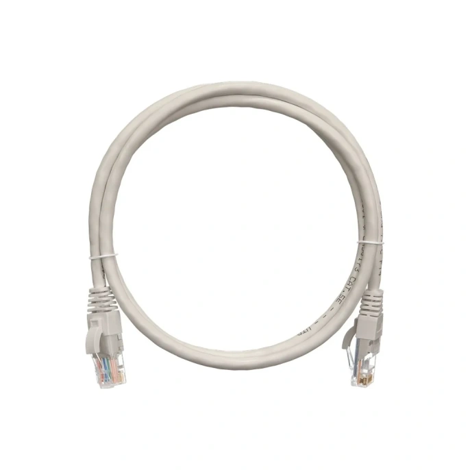 Коммутационный шнур NIKOMAX U/UTP 4 пары, серый, 1,5м NMC-PC4UD55B-015-GY