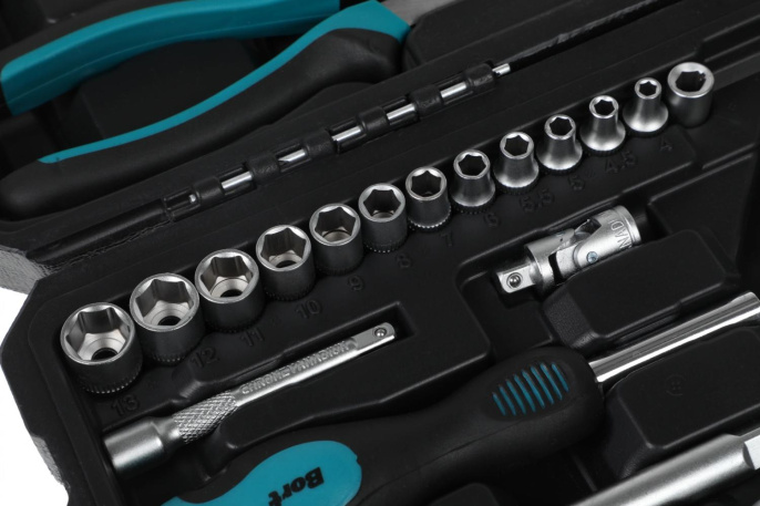 Набор инструментов BORT BTK-65, 65 предметов [91279187]
