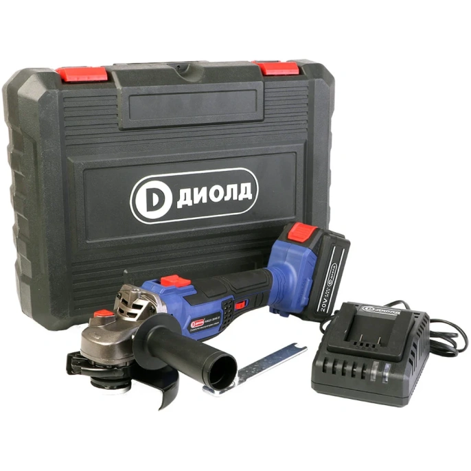 Шлифовальная угловая аккумуляторная машина ДИОЛД Амшу-20 ли-01 (кейс) 10300051