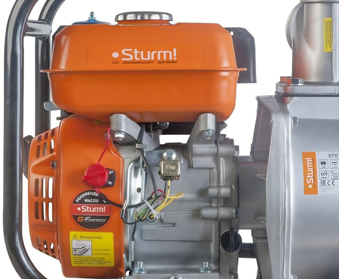 Мотопомпа бензиновая STURM! BP87101, для чистой воды, 1000л/мин