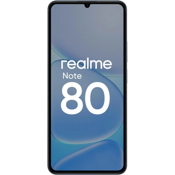 Смартфон realme Note 80 RMX5388 4+64 Голубой 6.74" 1600x720/90Hz/UNISOC T7250/Android 15/8MP/5MP/6300mAh/IP54