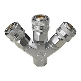 Куплунг внутренняя резьба - мама, 3 выхода CDC Pneumatics OLC 3A